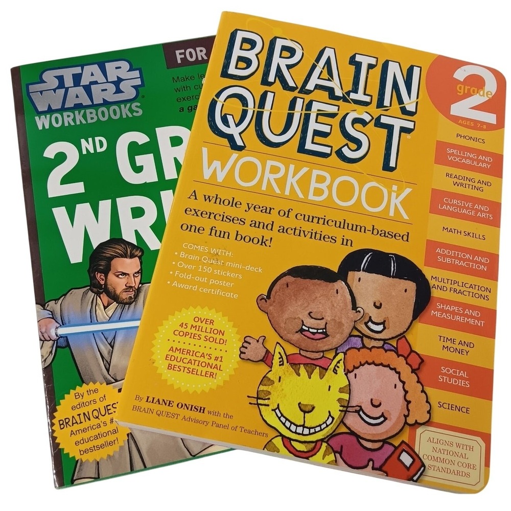 2nd Grade Brain Quest 2nd Grade Writing‎ Star Wars Workbooks